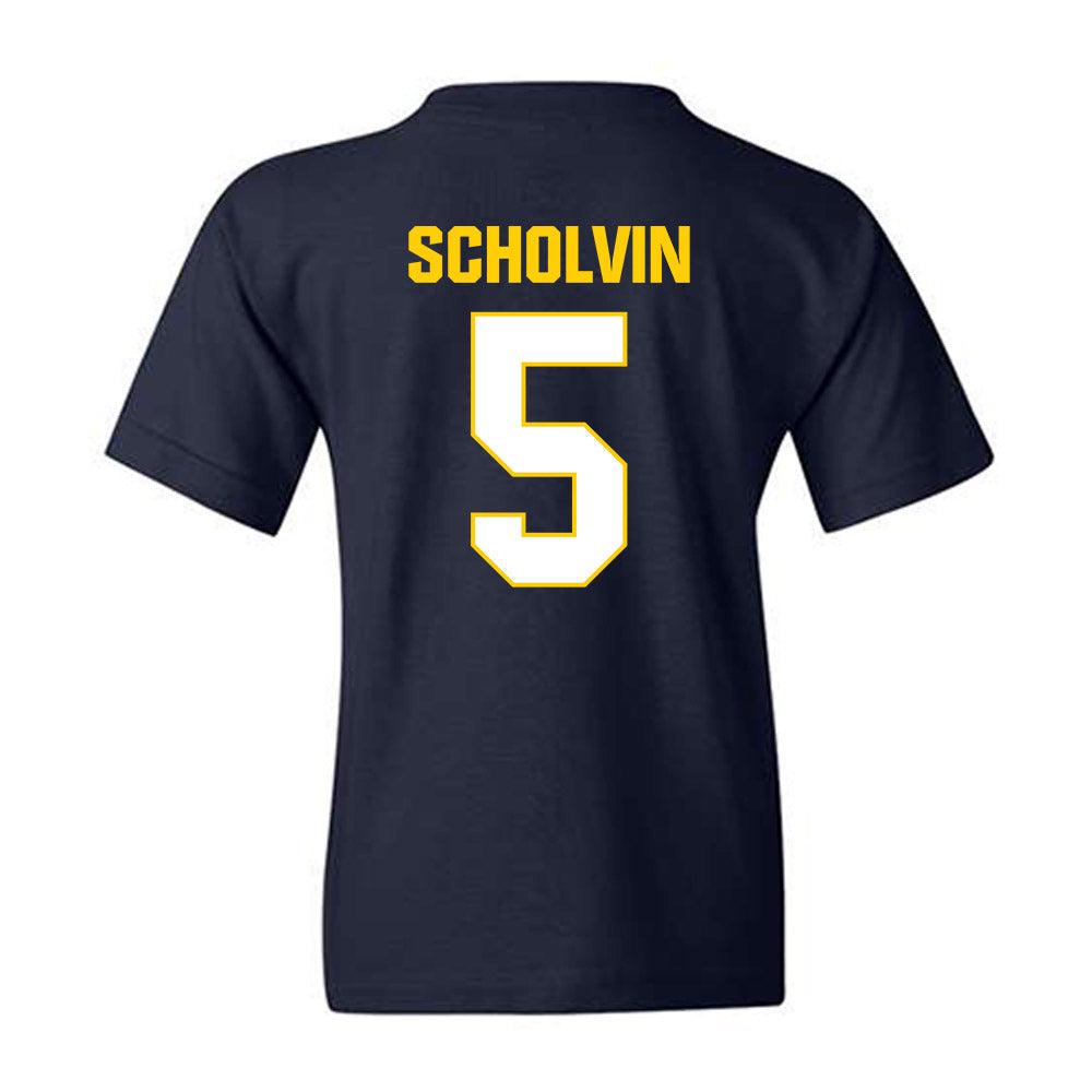 Toledo - NCAA Baseball : Charlie Scholvin - Classic Shersey Youth T-Shirt-1