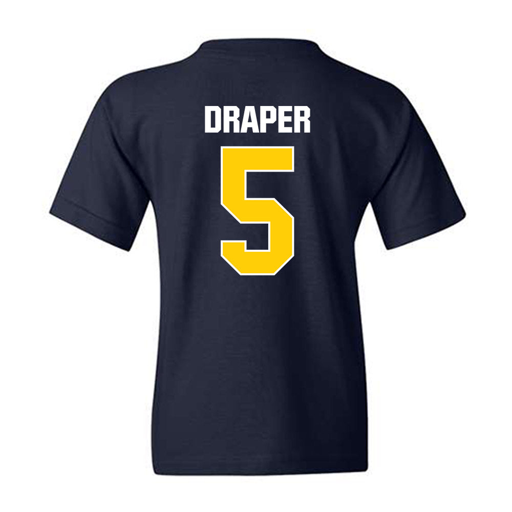Toledo - NCAA Baseball : Conner Draper - Youth T-Shirt-1