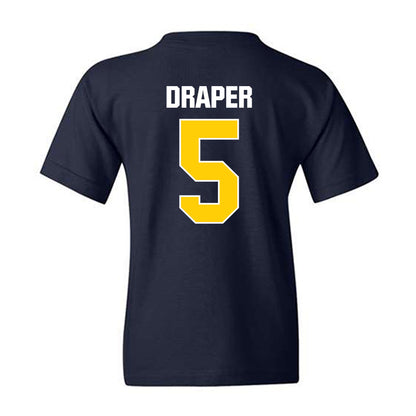 Toledo - NCAA Baseball : Conner Draper - Youth T-Shirt-1