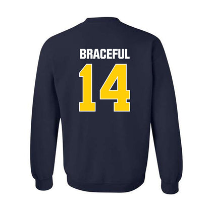 Toledo - NCAA Football : Tashi Braceful - Crewneck Sweatshirt-1