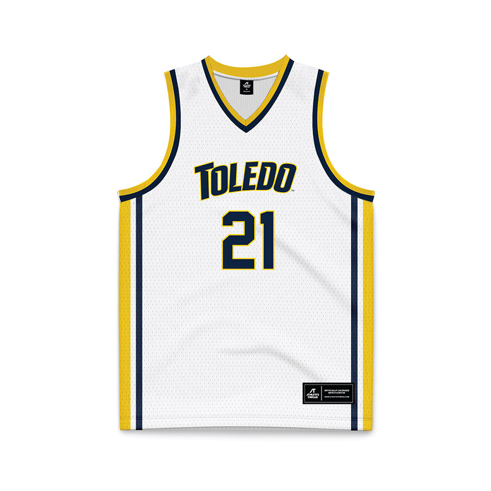 Toledo - NCAA Men's Basketball : London Praytor - Basketball Jersey-0