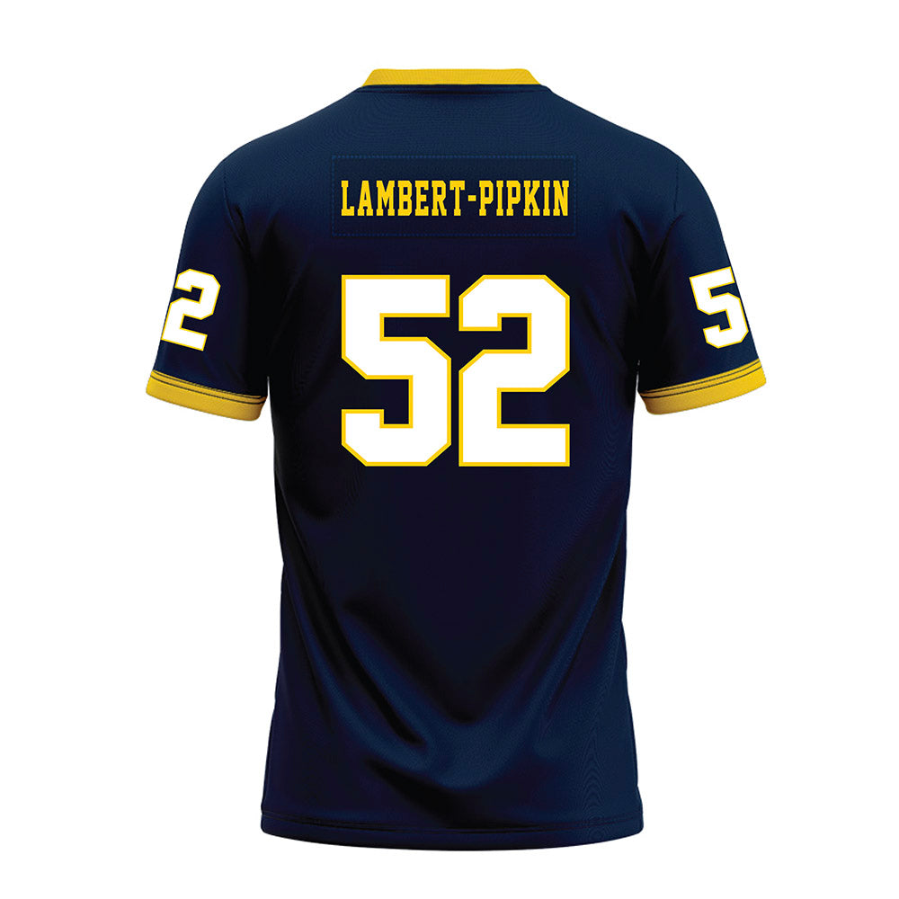 Toledo - NCAA Football : Lucas Lambert-Pipkin - Premium Football Jersey-1