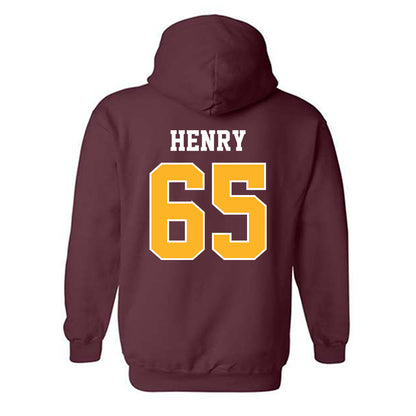 Bethune - NCAA Football : Javarion Henry - Classic Shersey Hooded Sweatshirt-1