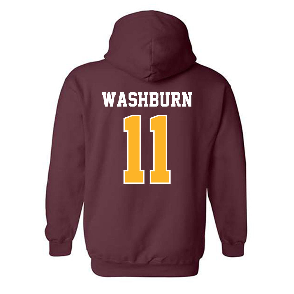 Bethune - NCAA Football : Isaiah Washburn - Classic Shersey Hooded Sweatshirt-1
