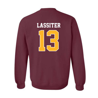 Bethune - NCAA Football : Naim Lassiter - Classic Shersey Crewneck Sweatshirt-1