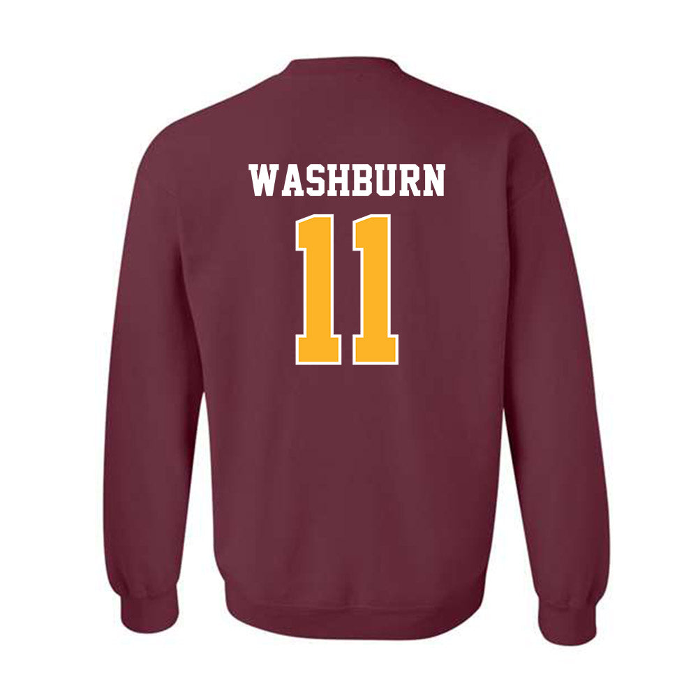 Bethune - NCAA Football : Isaiah Washburn - Classic Shersey Crewneck Sweatshirt-1