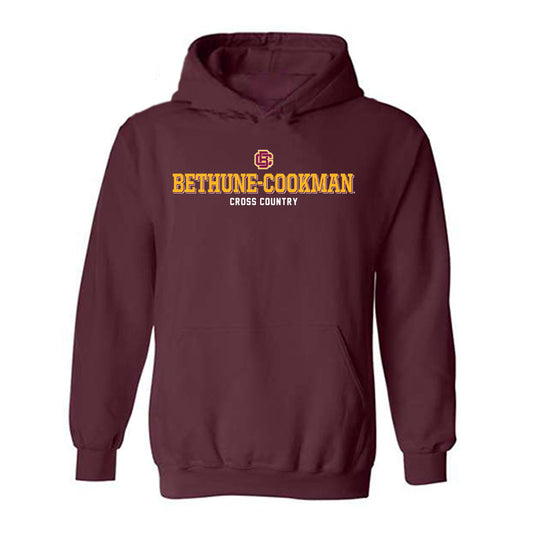 Bethune - NCAA Men's Cross Country : Dashon Gill - Classic Shersey Hooded Sweatshirt-0