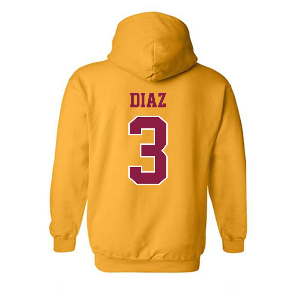 Bethune - NCAA Baseball : Ethan Diaz - Classic Shersey Hooded Sweatshirt-1