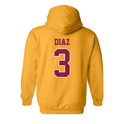 Bethune - NCAA Baseball : Ethan Diaz - Classic Shersey Hooded Sweatshirt-1