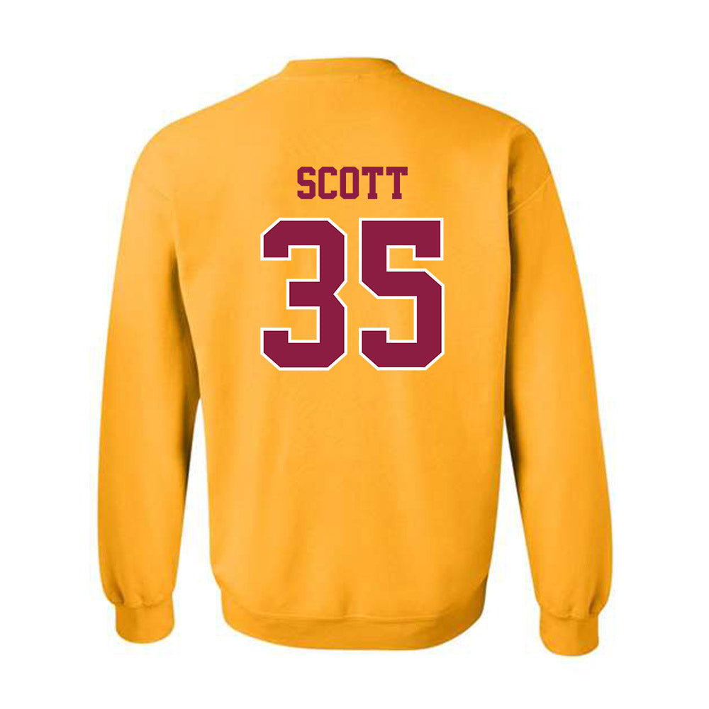 Bethune - NCAA Baseball : Caleb Scott - Classic Shersey Crewneck Sweatshirt-3