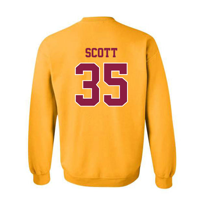 Bethune - NCAA Baseball : Caleb Scott - Classic Shersey Crewneck Sweatshirt-3