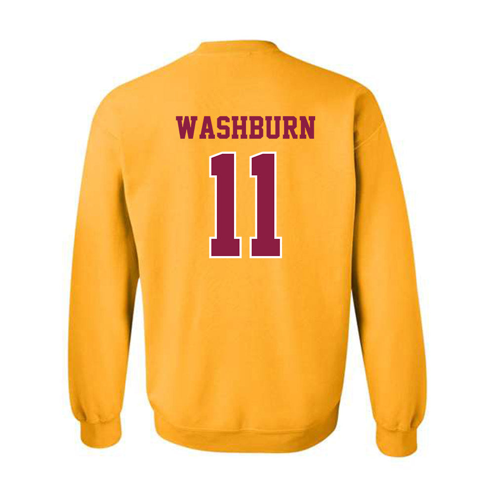 Bethune - NCAA Football : Isaiah Washburn - Classic Shersey Crewneck Sweatshirt-3