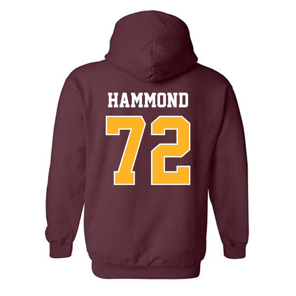 Bethune - NCAA Football : Trevaris Hammond - Classic Shersey Hooded Sweatshirt-1