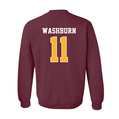 Bethune - NCAA Football : Isaiah Washburn - Classic Shersey Crewneck Sweatshirt-1