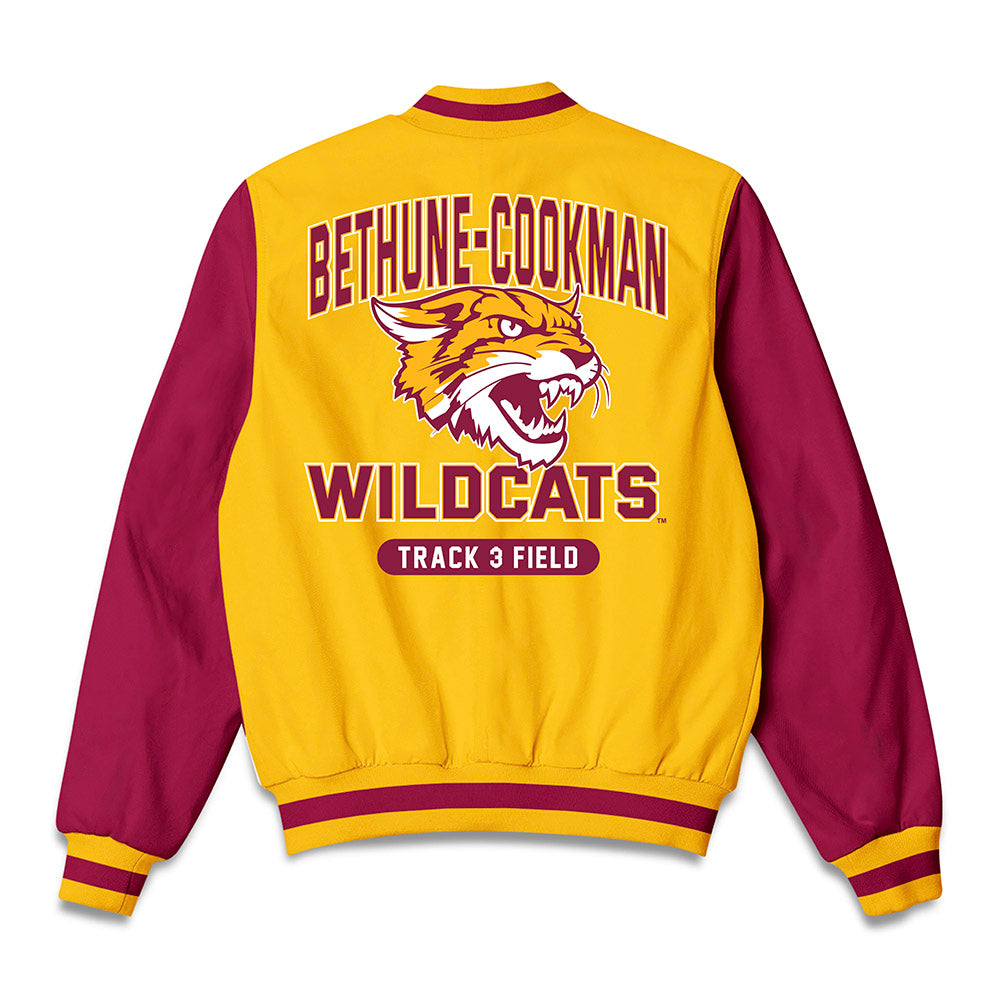 Bethune - NCAA Men's Track & Field : Jancent Wallace - Bomber Jacket-1