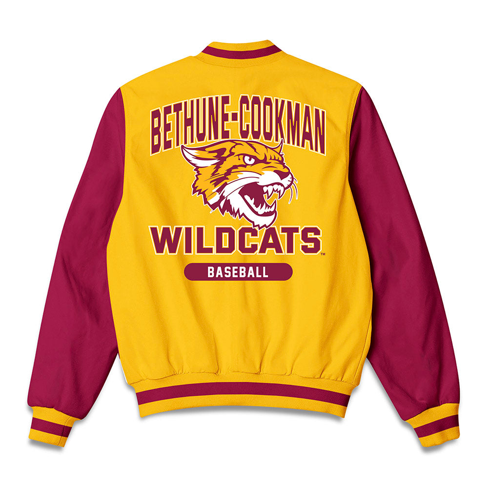 Bethune - NCAA Baseball : David Morrissey - Bomber Jacket-1