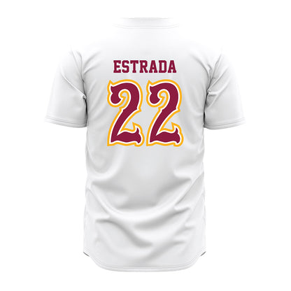 Bethune - NCAA Baseball : Jacob Estrada - White Jersey-1