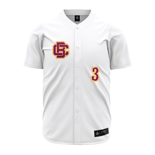 Bethune - NCAA Baseball : Ethan Diaz - White Jersey-0