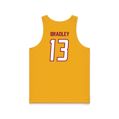 Bethune - NCAA Men's Basketball : Doctor Bradley - Gold Basketball Jersey-1