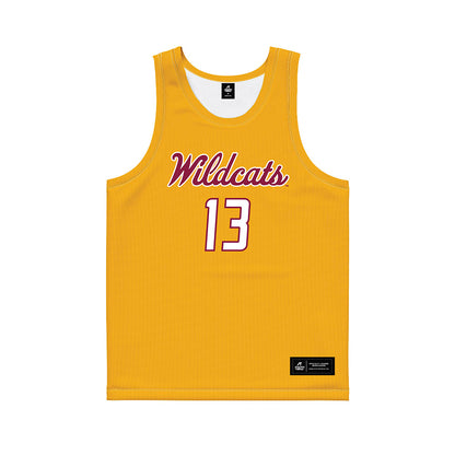 Bethune - NCAA Men's Basketball : Doctor Bradley - Gold Basketball Jersey-0