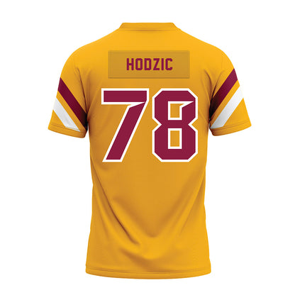 Bethune - NCAA Football : Amir Hodzic - Gold Premium Football Jersey-1