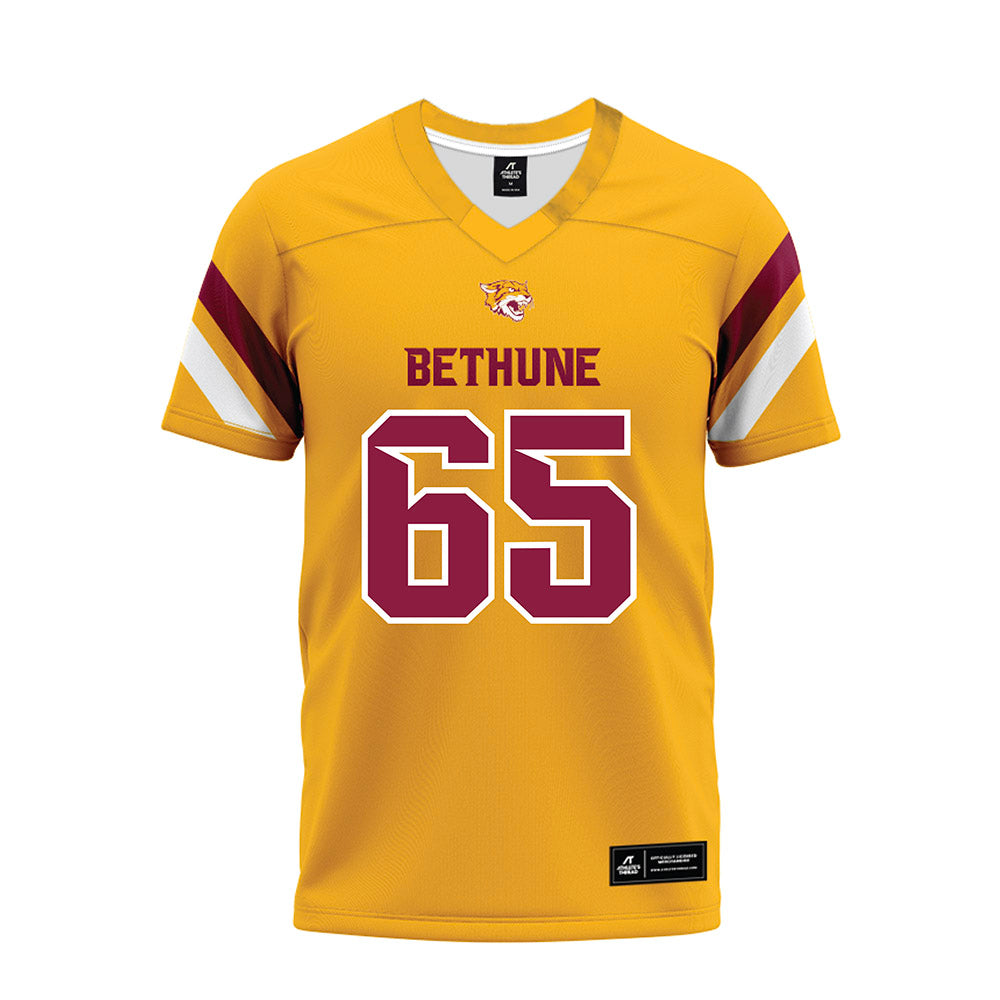 Bethune - NCAA Football : Javarion Henry - Gold Premium Football Jersey-0