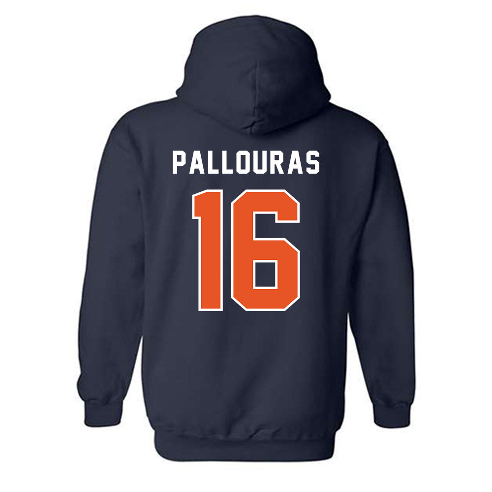 Utica - NCAA Football : Matthew Pallouras - Classic Shersey Hooded Sweatshirt-1