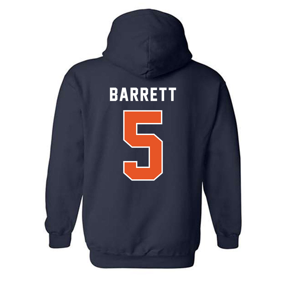 Utica - NCAA Men's Ice Hockey : Isaac Barrett - Classic Shersey Hooded Sweatshirt-1