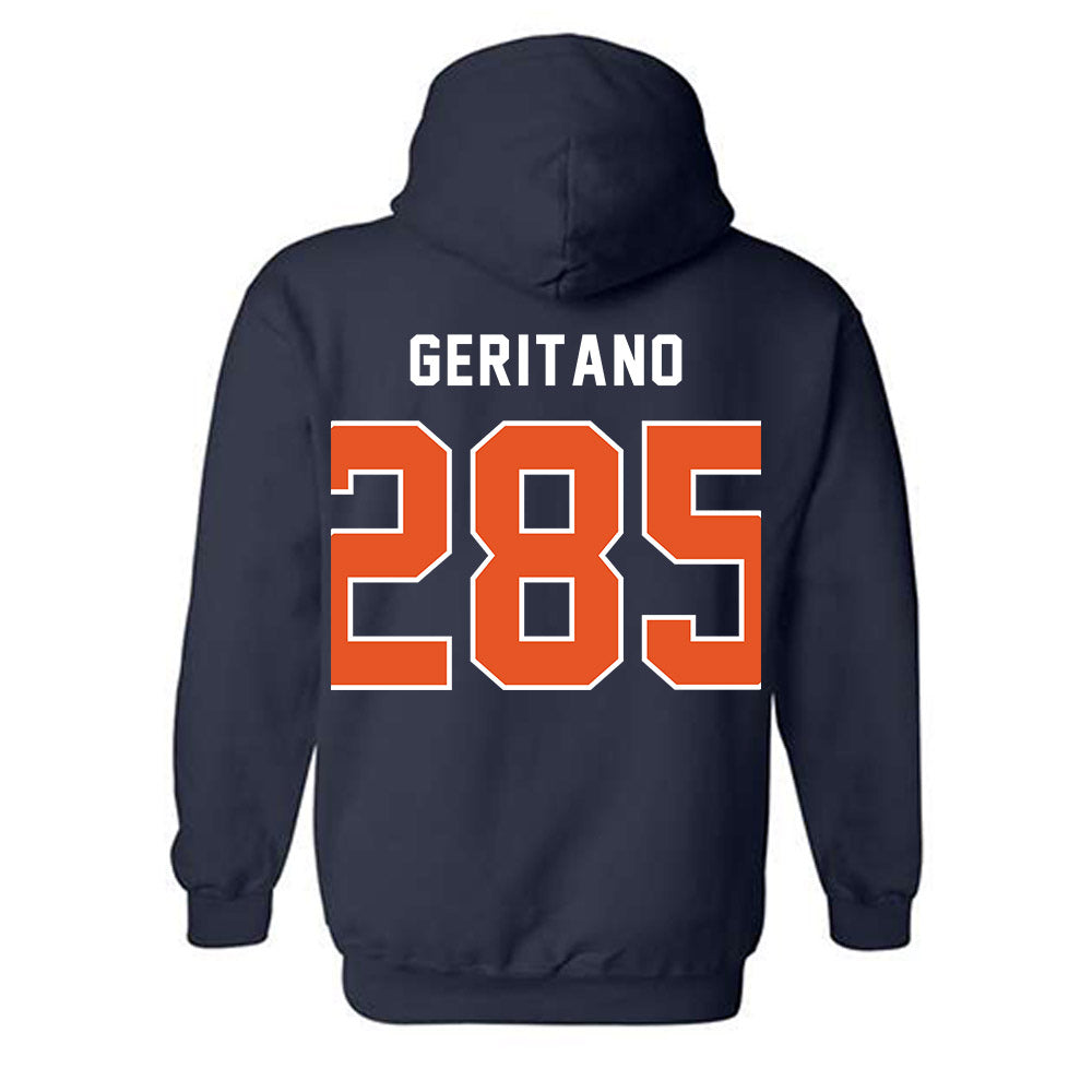 Utica - NCAA Wrestling : Vincent Geritano - Classic Shersey Hooded Sweatshirt-1