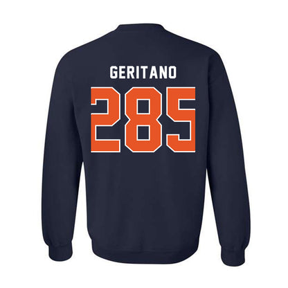 Utica - NCAA Wrestling : Vincent Geritano - Classic Shersey Crewneck Sweatshirt-1