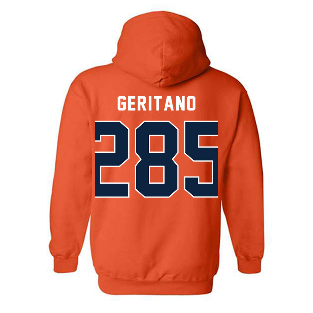 Utica - NCAA Wrestling : Vincent Geritano - Classic Shersey Hooded Sweatshirt-1