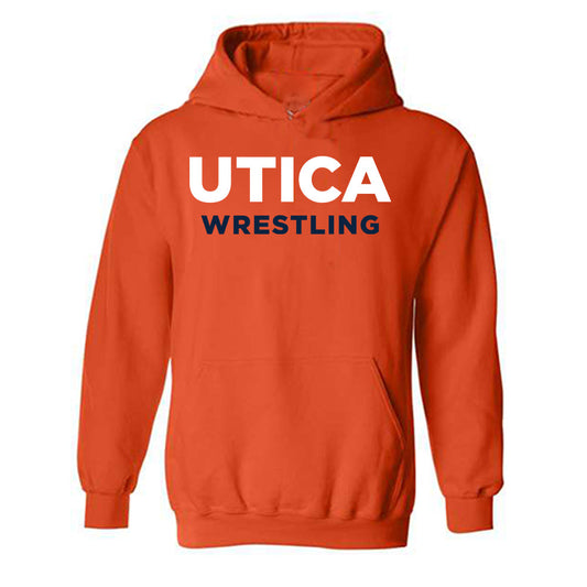 Utica - NCAA Wrestling : Vincent Geritano - Classic Shersey Hooded Sweatshirt-0