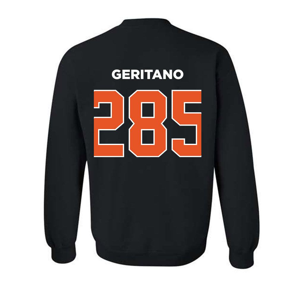 Utica - NCAA Wrestling : Vincent Geritano - Classic Shersey Crewneck Sweatshirt-1