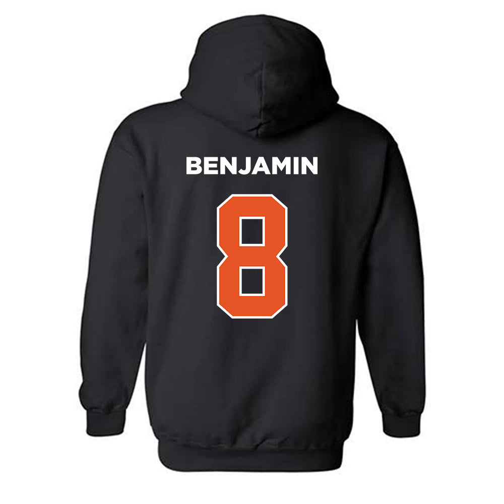 Utica - NCAA Football : Ty Benjamin - Classic Shersey Hooded Sweatshirt-1