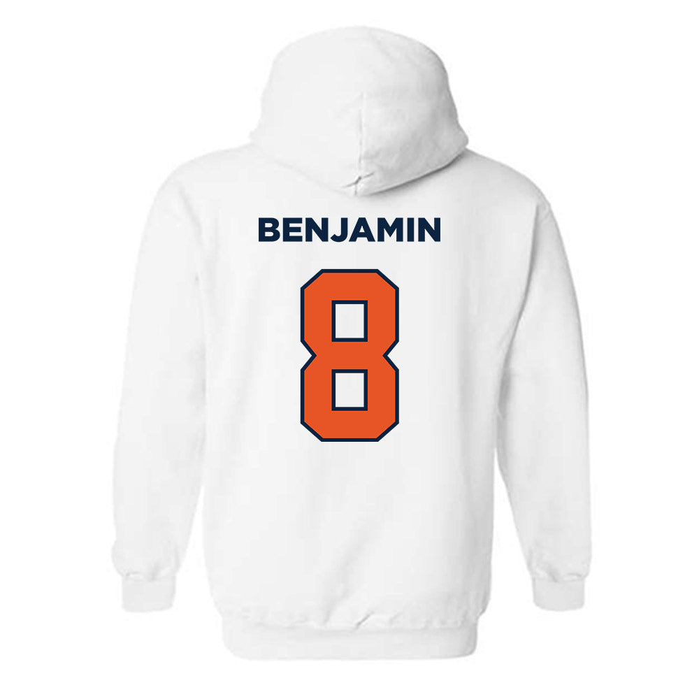 Utica - NCAA Football : Ty Benjamin - Classic Shersey Hooded Sweatshirt-1