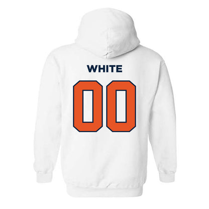 Utica - NCAA Football : Emajie White - Classic Shersey Hooded Sweatshirt-1