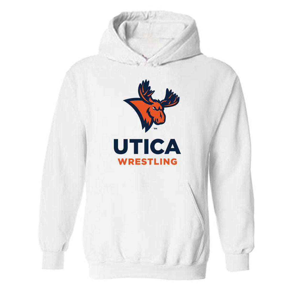 Utica - NCAA Wrestling : Vincent Geritano - Classic Shersey Hooded Sweatshirt-0