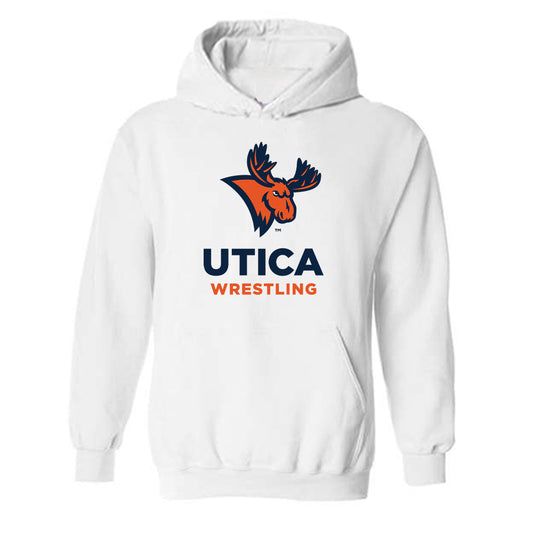 Utica - NCAA Wrestling : Vincent Geritano - Classic Shersey Hooded Sweatshirt-0