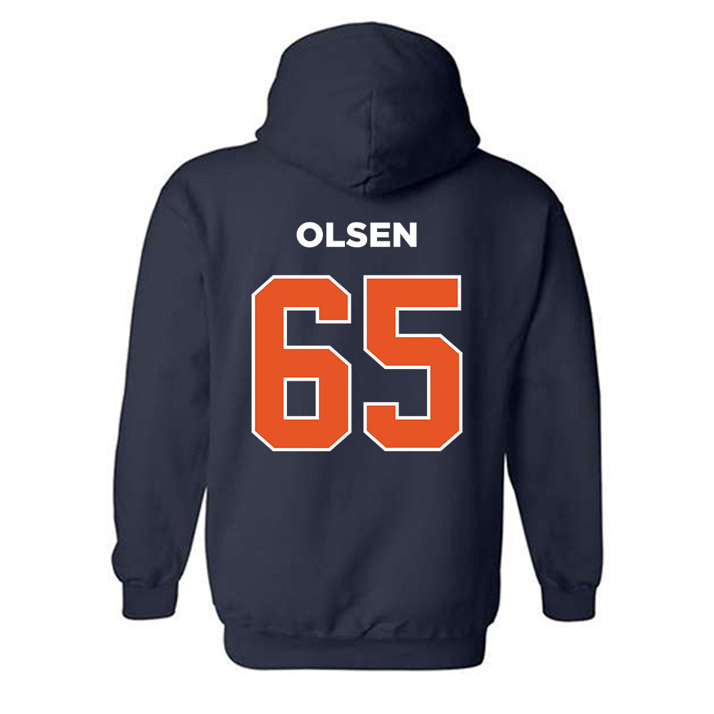 Utica - NCAA Football : Aidan Olsen - Classic Shersey Hooded Sweatshirt-1