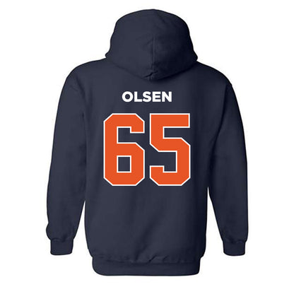 Utica - NCAA Football : Aidan Olsen - Classic Shersey Hooded Sweatshirt-1