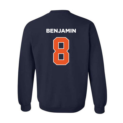 Utica - NCAA Football : Ty Benjamin - Classic Shersey Crewneck Sweatshirt-1