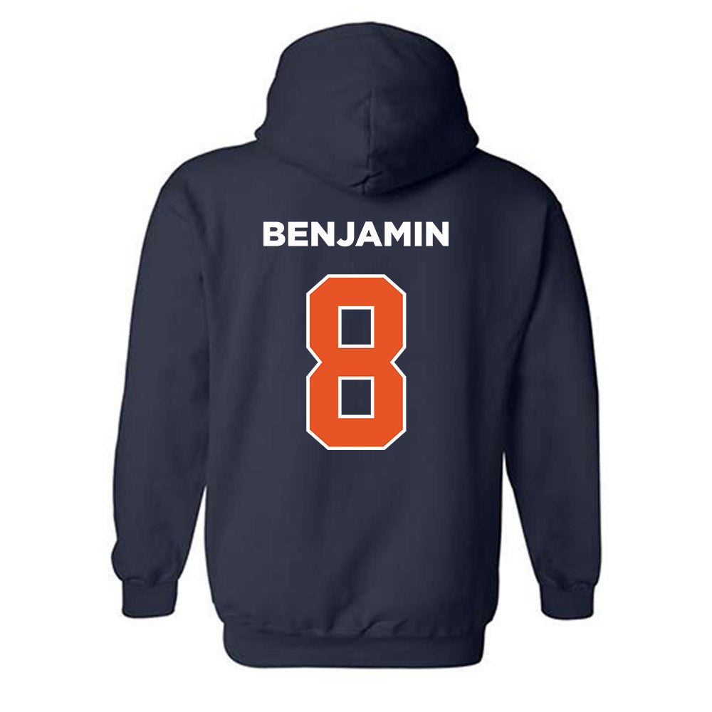 Utica - NCAA Football : Ty Benjamin - Classic Shersey Hooded Sweatshirt-1