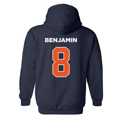 Utica - NCAA Football : Ty Benjamin - Classic Shersey Hooded Sweatshirt-1