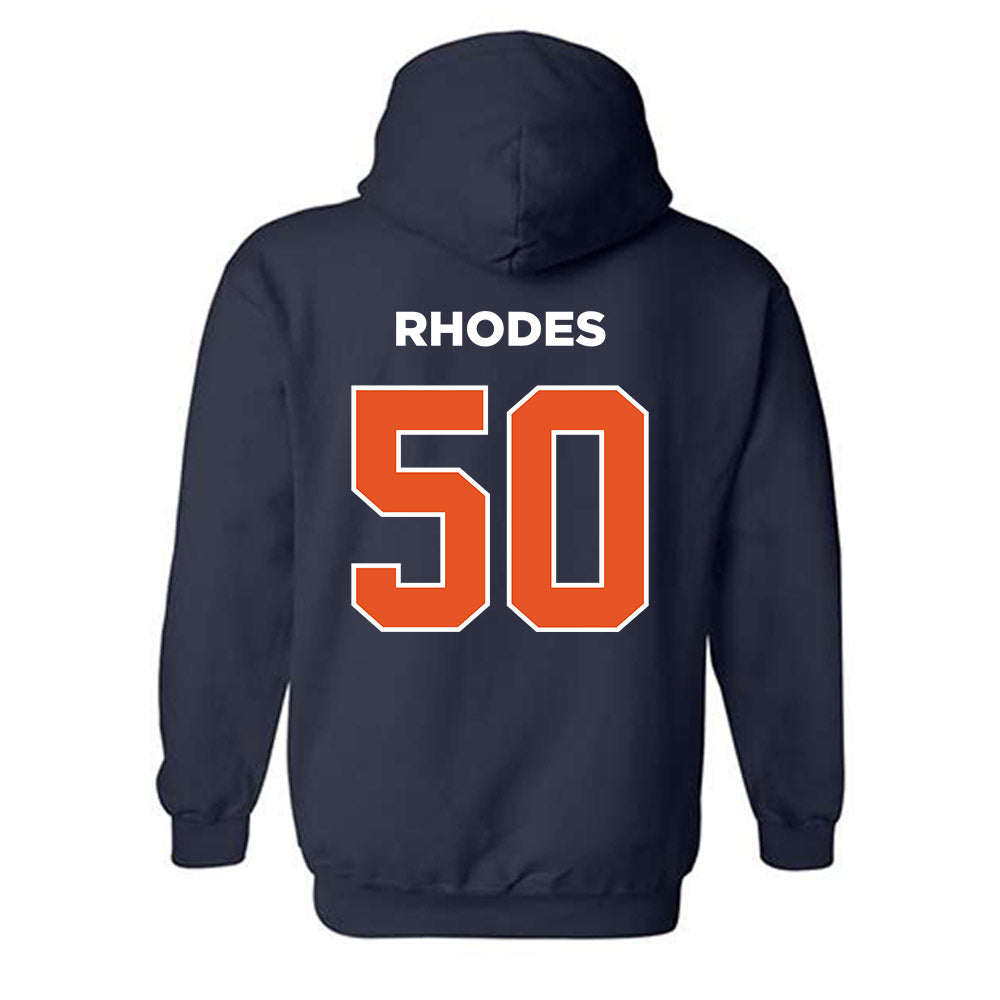 Utica - NCAA Baseball : Austin Rhodes - Classic Shersey Hooded Sweatshirt-1