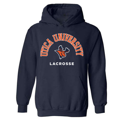 Utica - NCAA Men's Lacrosse : Michael Reid - Classic Shersey Hooded Sweatshirt-0