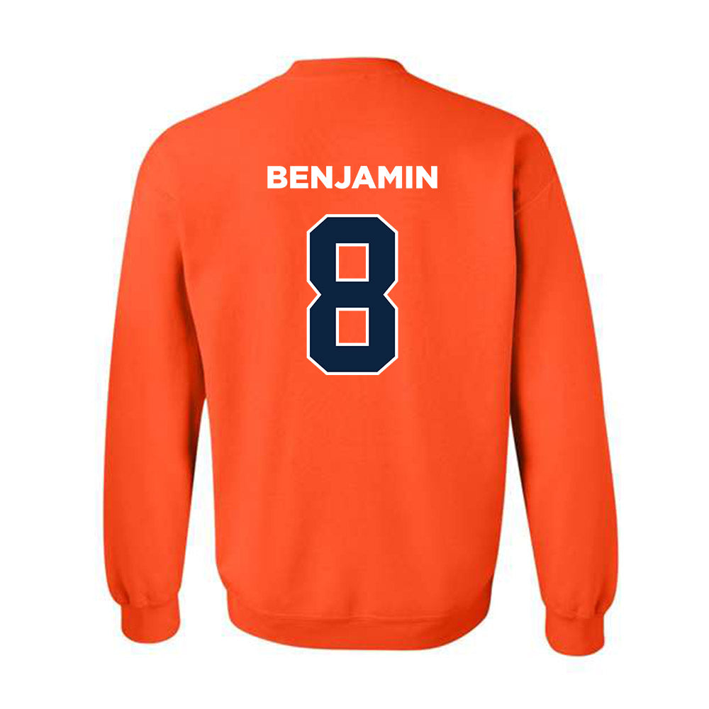 Utica - NCAA Football : Ty Benjamin - Classic Shersey Crewneck Sweatshirt-1