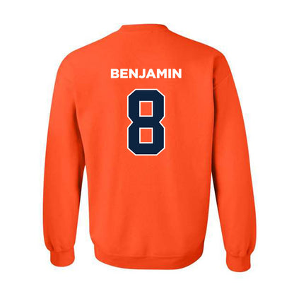 Utica - NCAA Football : Ty Benjamin - Classic Shersey Crewneck Sweatshirt-1