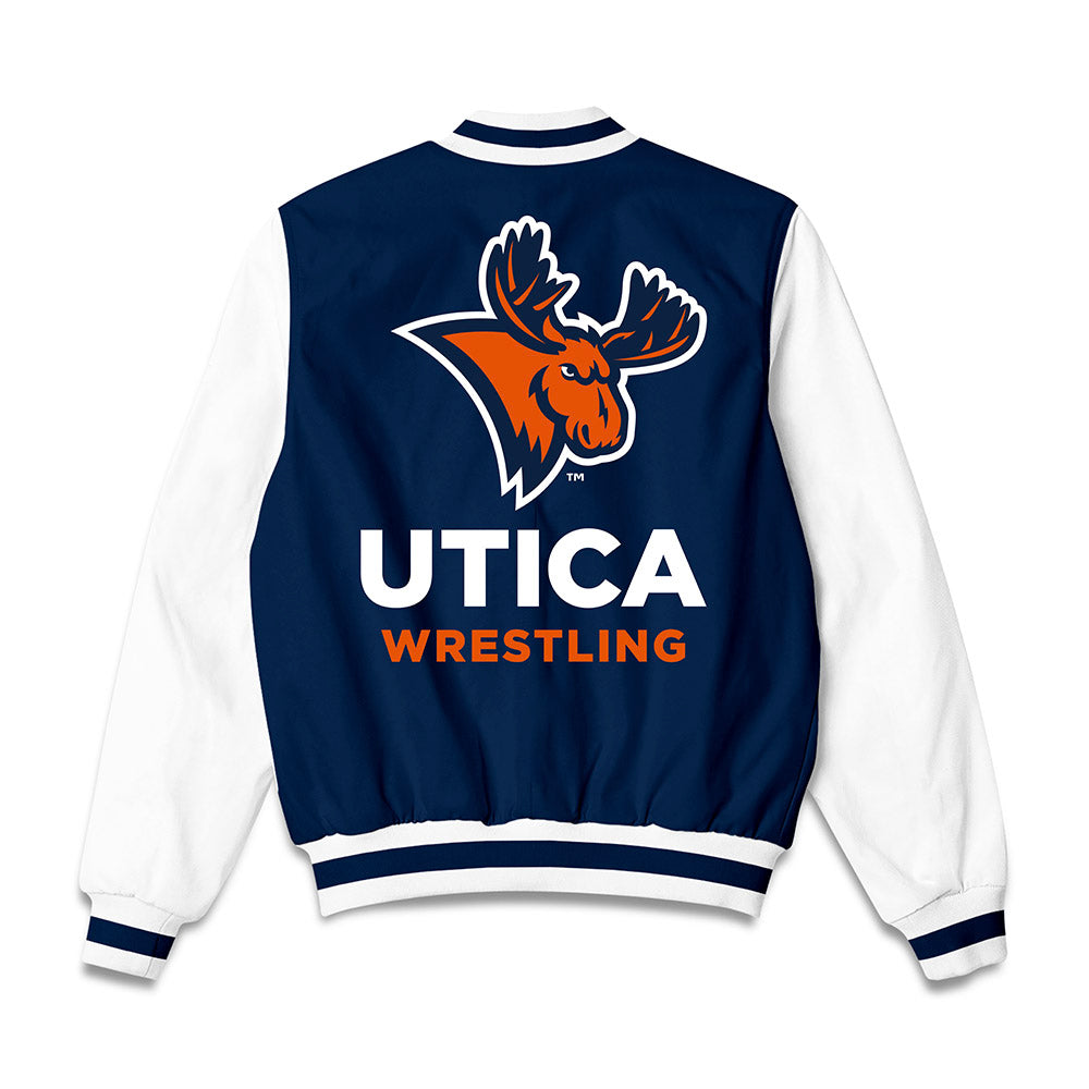 Utica - NCAA Wrestling : Vincent Geritano - Bomber Jacket-1
