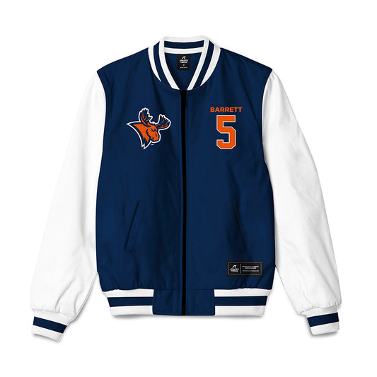 Utica - NCAA Men's Ice Hockey : Isaac Barrett - Bomber Jacket-0
