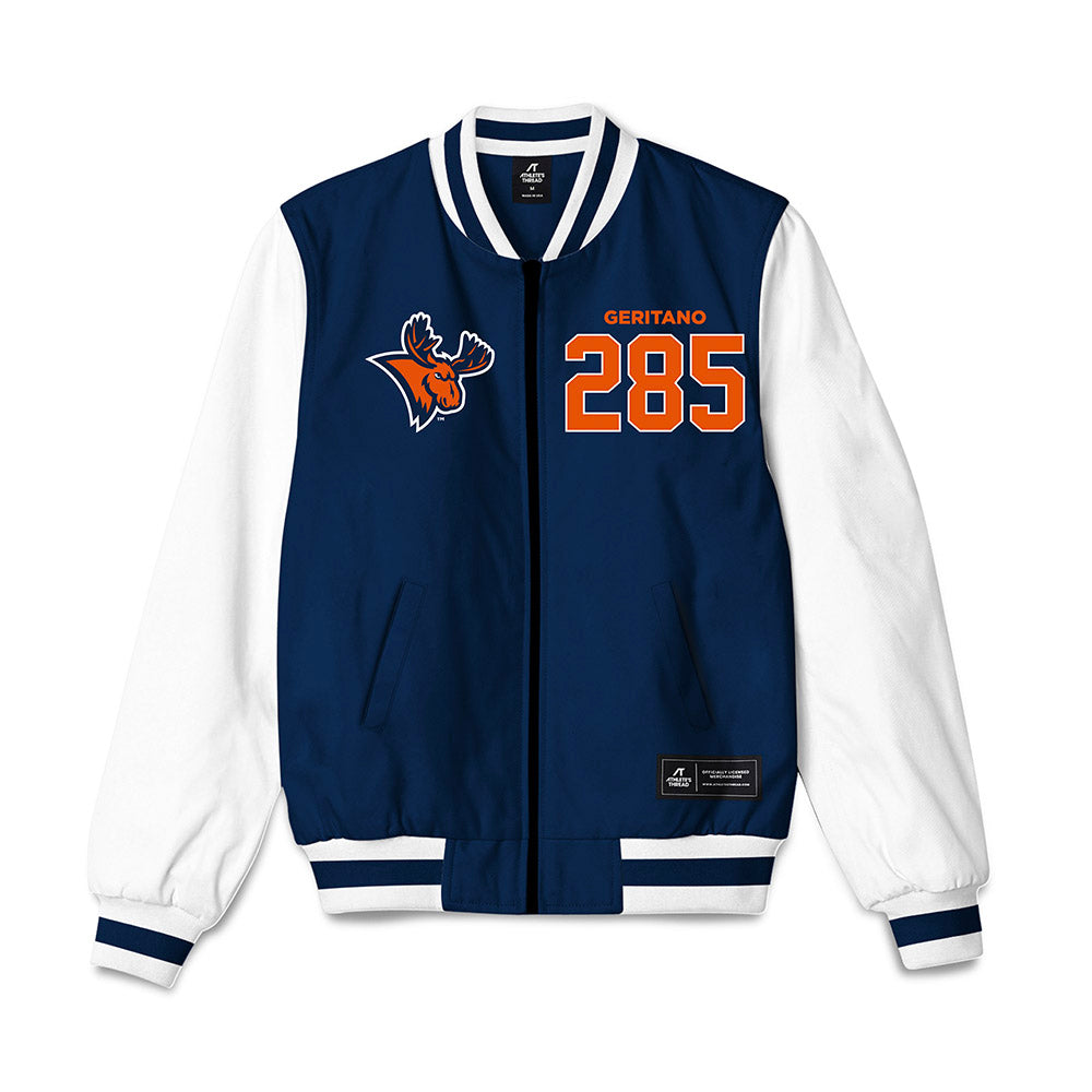 Utica - NCAA Wrestling : Vincent Geritano - Bomber Jacket-0